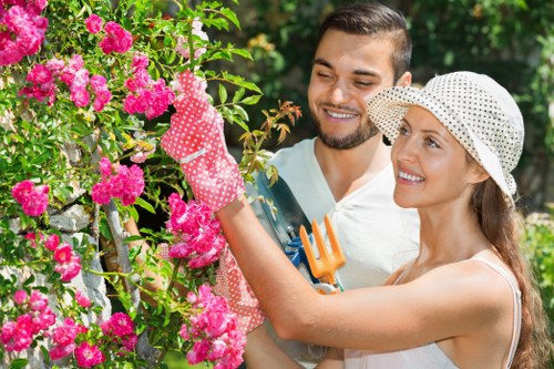 Seasonal planting and border care in Cudham gardens